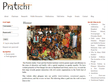 Tablet Screenshot of pratichi.org